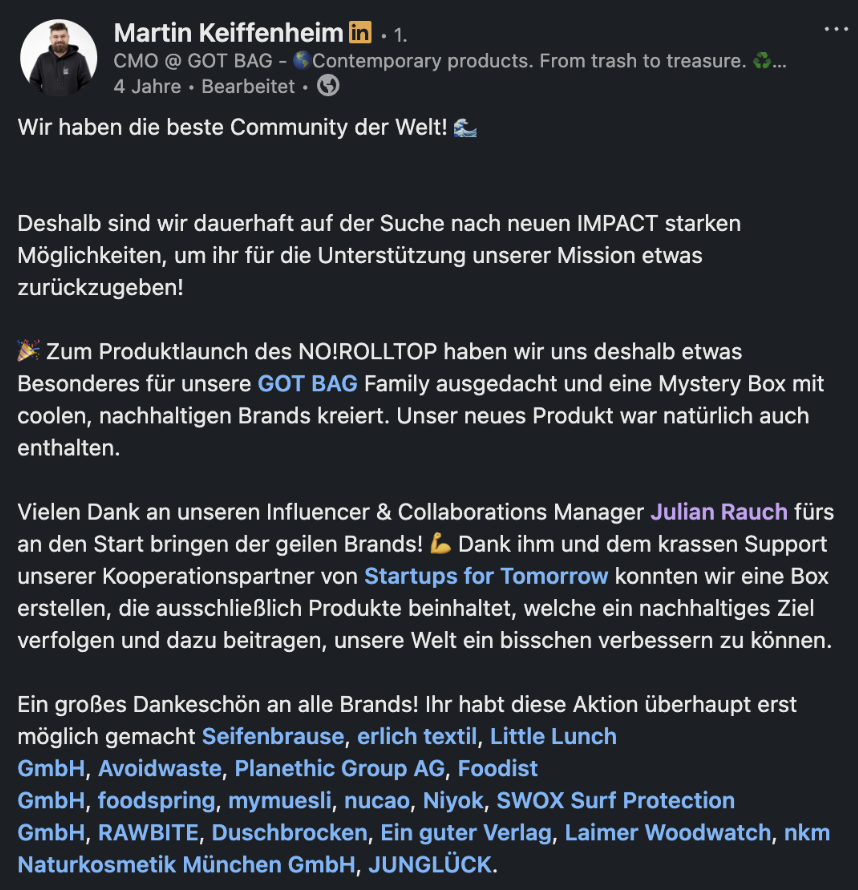 Rolltop Relaunch + Mystery Box